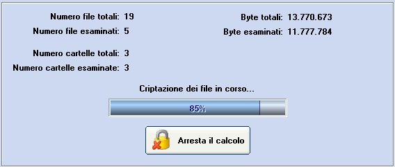 Schermata di PenProtect che indica le varie operazioni svolte per proteggere la propria Pen Drive o Flash Memory.