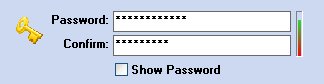 Here the words (Password and Confirm) do not match!