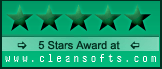 CleanSofts.com - PenProtect ha ricevuto 5 stelle, il premio pi alto!